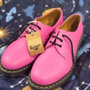 Dr. Martens Pink Leather Shoes